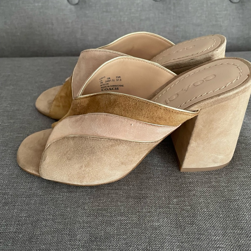 Coach Bria Mules, Size 7. NWOB! - Picture 5 of 15